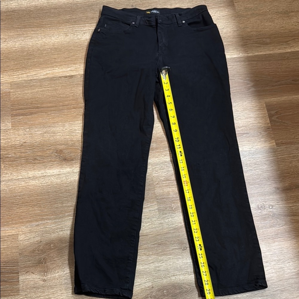Lee Women's Straight Leg Jeans - Black